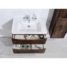 Ancona 900mm Wall Hung Single Vanity